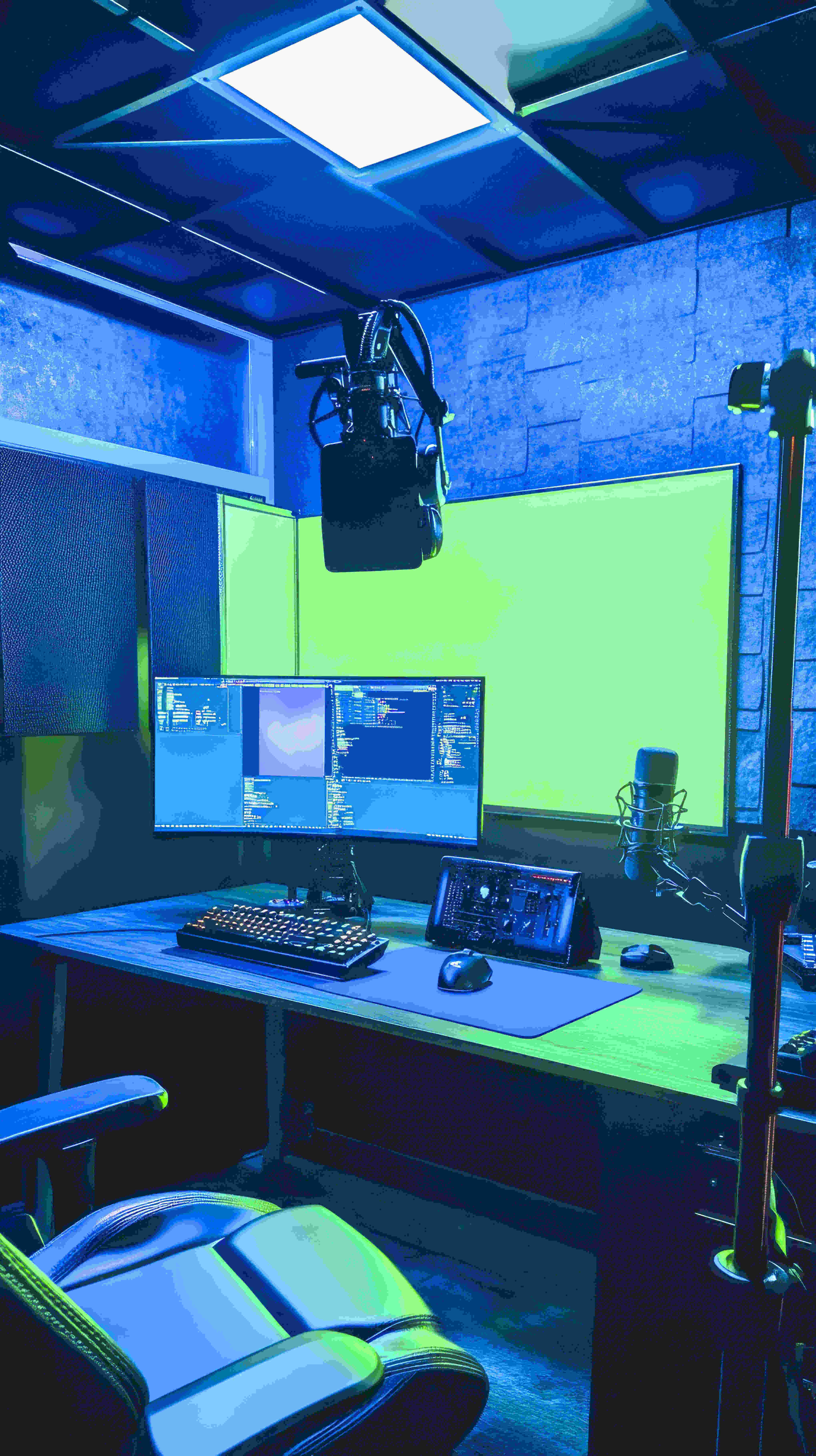 Un entorno formativo orientado al aprendizaje práctico de la transmisión digital en vivo. Mediante el uso de equipos y plataformas de última generación, los estudiantes desarrollan habilidades en producción audiovisual, coordinación de equipos técnicos y gestión de audiencias en tiempo real, fortaleciendo su capacidad de comunicar con impacto en entornos digitales.