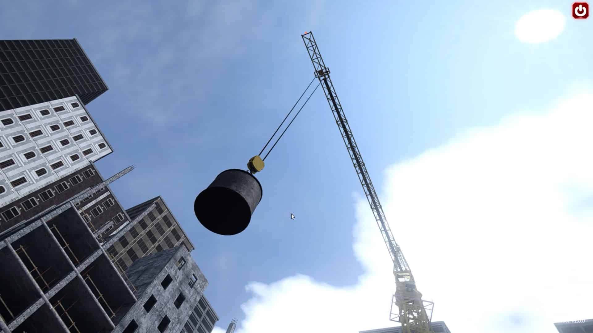 1 simulador portátil de Puente Grúa