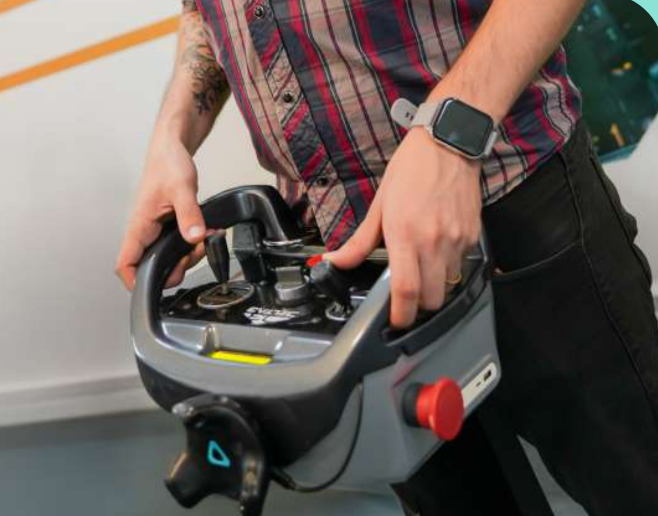 1 simulador portátil de Puente Grúa